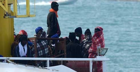 Migrant boats intercepted trying to cross Channel from France to UK