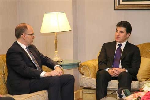 Prime Minister Barzani and U.S. Ambassador meet