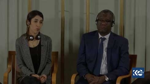 On eve of Nobel Peace Prize, Nadia Murad calls prosecution of Islamic State members to begin