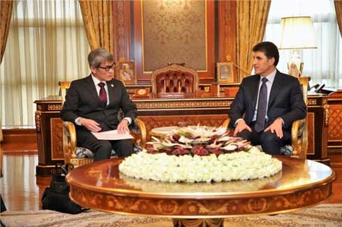 Prime Minister Barzani receives Japanese Ambassador