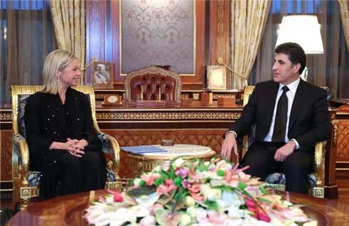 Prime Minister Barzani meets United Nations new Envoy