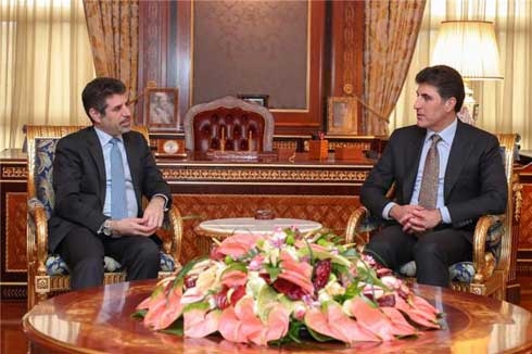 Prime Minister Barzani receives U.S. Consul General