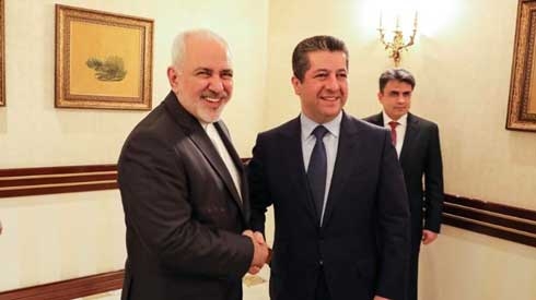 Iranian FM meets senior Kurdish leaders in Erbil to discuss bilateral ties