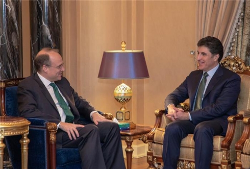 Prime Minister Barzani receives U.S. Assistant Secretary of Treasury