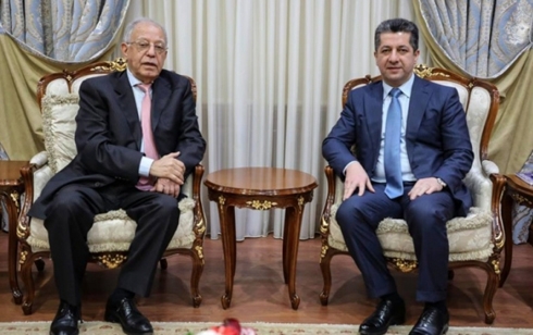 Masrour Barzani Receives Head of Iraqi Mada Foundation in Kurdistan