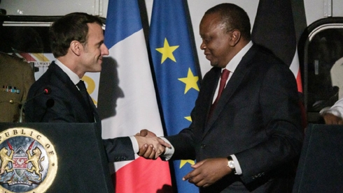 Macron pledges closer French economic ties on first-ever visit to Kenya