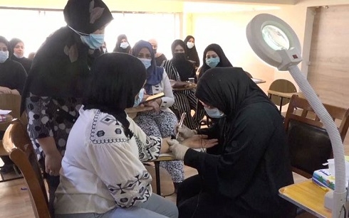 Women learn to ink tattoos in conservative city of Basra