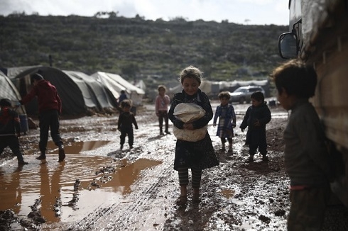 Thousands left homeless by storms, floods in Syria’s Idlib