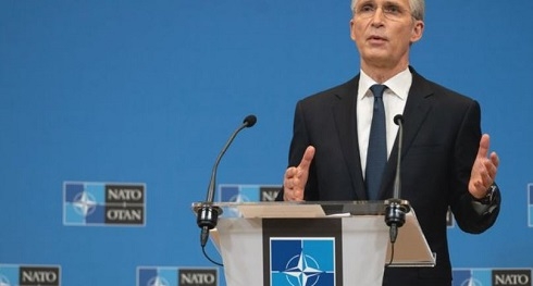 EU leaders discuss security cooperation with NATO chief