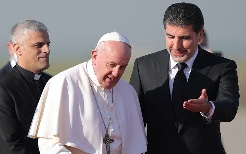 Pope thanks Kurdistan for welcoming Christians, minorities: KRG presidency