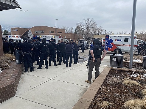 Police: Ten killed including police officer in Colorado mass shooting