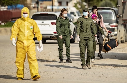 Kurds impose 10-day curfew in NE Syria amid coronavirus wave
