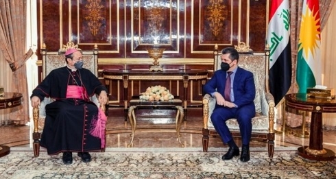 Vatican Envoy Thanks PM Barzani for Protecting, Hosting Christians