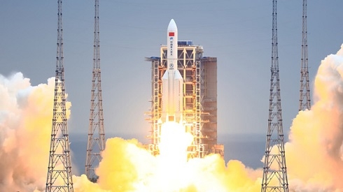 China's Long March 5B rocket debris lands in Indian Ocean