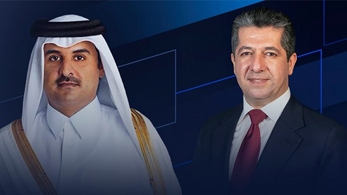 Kurdistan PM, Qatar Emir discuss trade, regional developments