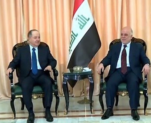 KDP leader Barzani blames Abadi for trying to harm 'positive' atmosphere in Iraq