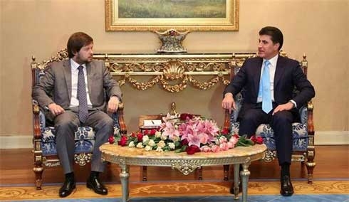 Prime Minister Barzani receives a Russian senior delegation