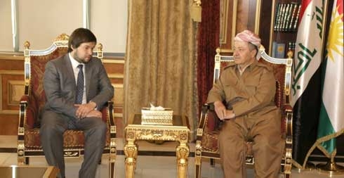 Barzani Receives Russian Delegation in Erbil