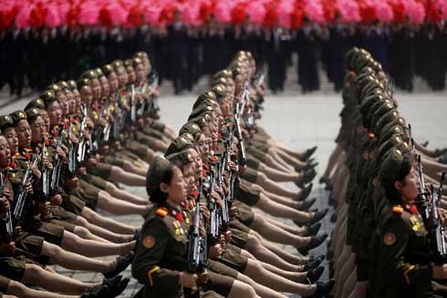 North Korea preparing toned-down military parade: analysts