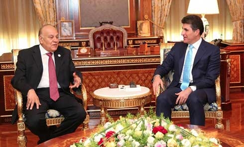 Prime Minister Barzani receives Secretary-General of Association of Arab Universities