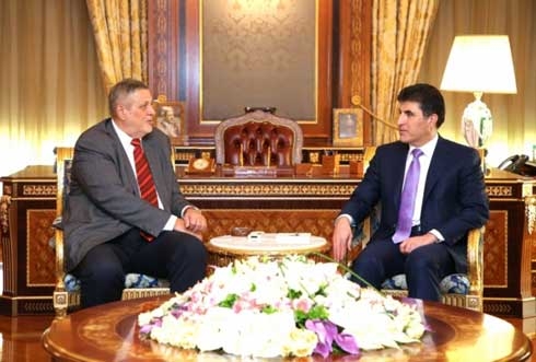 PM Barzani, UN Envoy Discuss Iraqi Future Government Formation