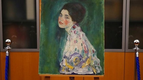 Experts: Painting found in Italy Klimt portrait missing since 1997