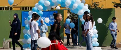 UN schools for Palestinians defy funding cuts, open on time