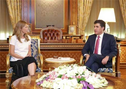 Prime Minister Barzani and Norwegian Ambassador discuss political process in Iraq