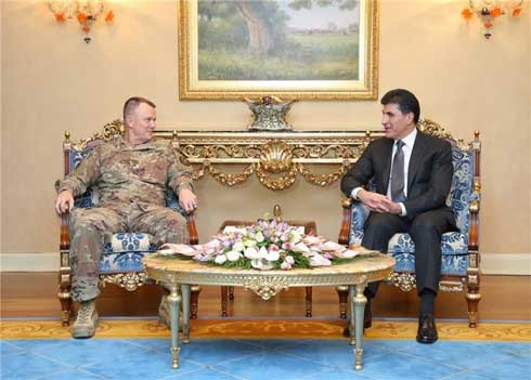 Prime Minister Barzani receives U.S. military delegation