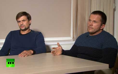 Russian suspects in poisoning: We were in UK as tourists