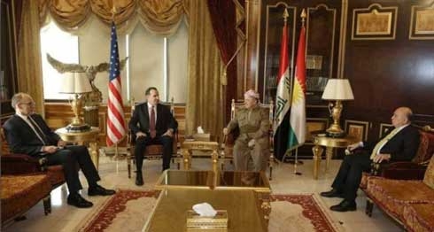 Barzani, McGurk Discuss Political Affairs in Iraq