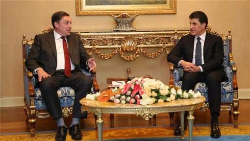 Prime Minister Barzani receives British ambassador to Iraq