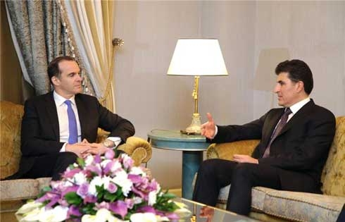 Prime Minister Barzani and U.S. Envoy discuss political process