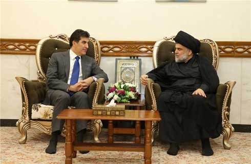 Prime Minister Barzani meets Iraqi political leaders in Baghdad