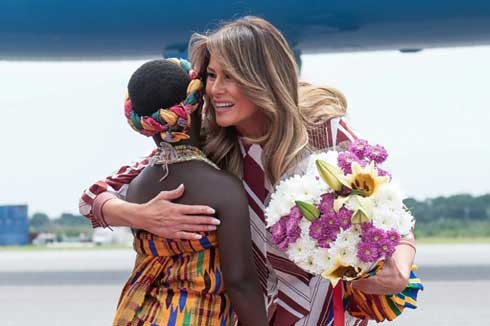 Melania Trump kicks off Africa tour in Ghana