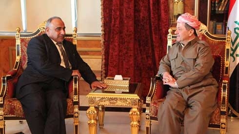 Barzani phones Iraq's newly appointed PM; calls him 'friend' of Kurds