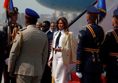 Melania Trump, ending Africa tour, says glad Kavanaugh, accuser been heard