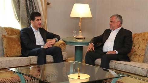 Prime Minister Barzani meets the head of Fatih Alliance