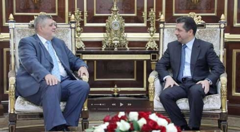 Masrour Barzani, UN Envoy Discuss Recent Iraqi Politics