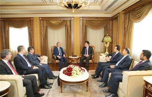 Prime Minister Barzani receives Turkish delegation