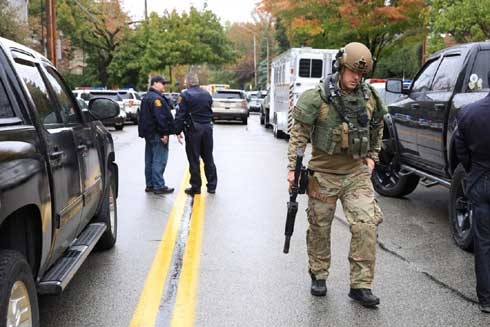 Gunman targets Pittsburgh synagogue in 'hate crime;' 8 reported dead