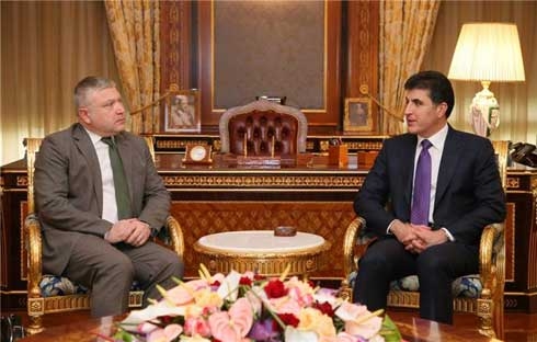 Outgoing Armenian ambassador to Iraq bids farewell to Prime Minister Barzani