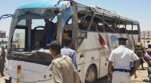 Several dead in attack on bus carrying Coptic Christians in Egypt