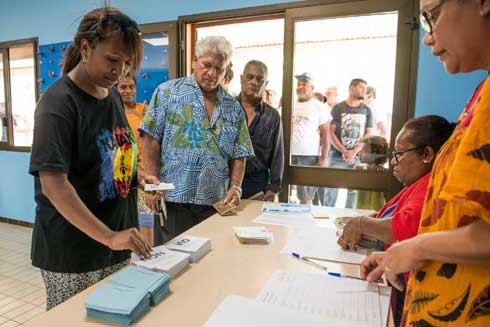 Pacific archipelago votes on independence from France