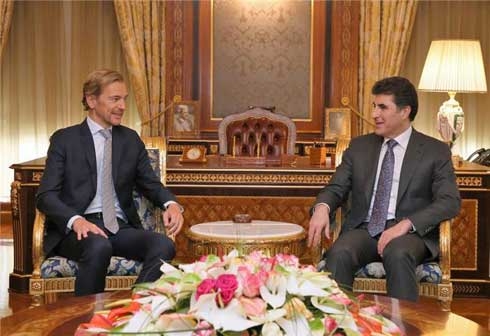 Prime Minister Barzani receives Belgian Ambassador