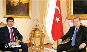 Nechirvan Barzani meets with Erdogan