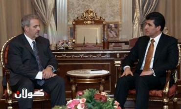 Prime Minister Nechirvan Barzani receives US Consul Paul Stephens