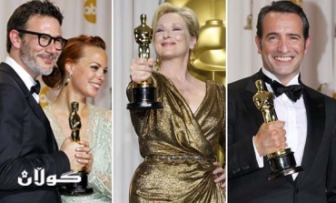 ‘The Artist’ wins best film, 4 other Oscars; Dujardin best actor; Streep best actress