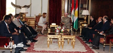 President Barzani Meets British Parliamentarians and British Ambassador to Iraq