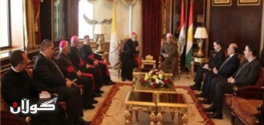 President Barzani meets Cardinal Sandri of the Roman Catholic Church